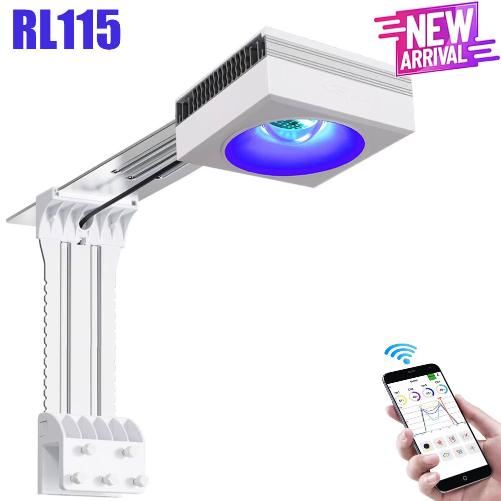 NEW PopBloom RL115 WiFi Marine - Reef Lighting review and price