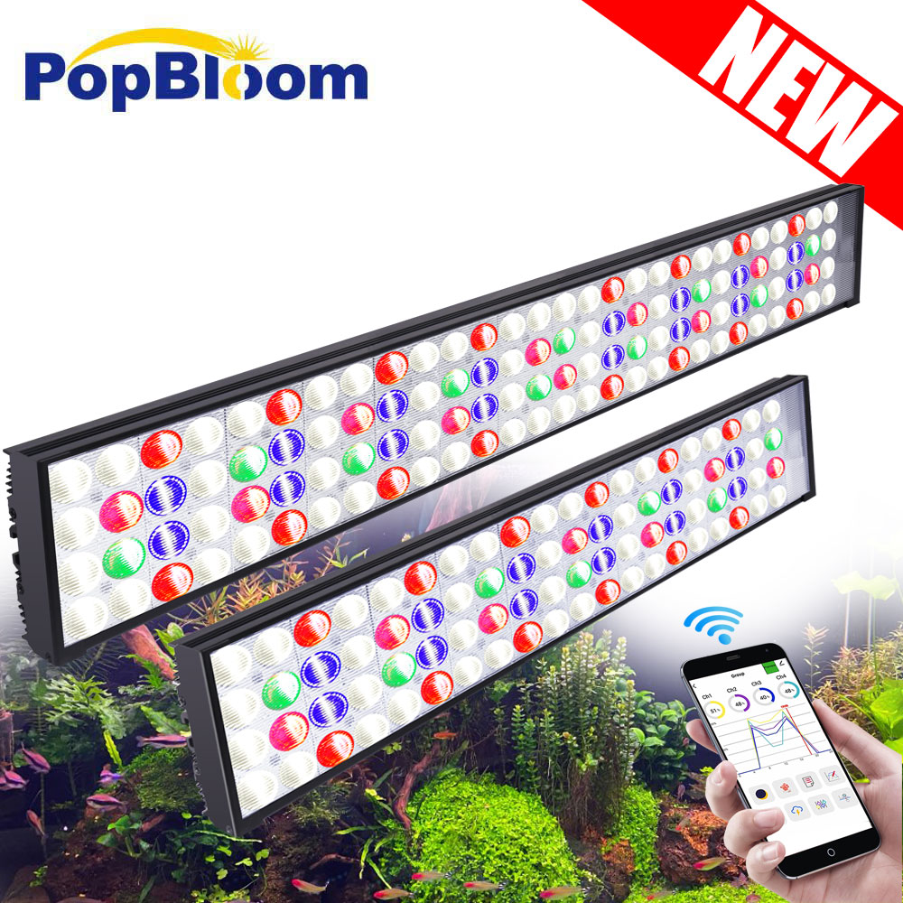PopBloom H54 H75 WiFi Full Spe - Aquarium Marine Lights review and price