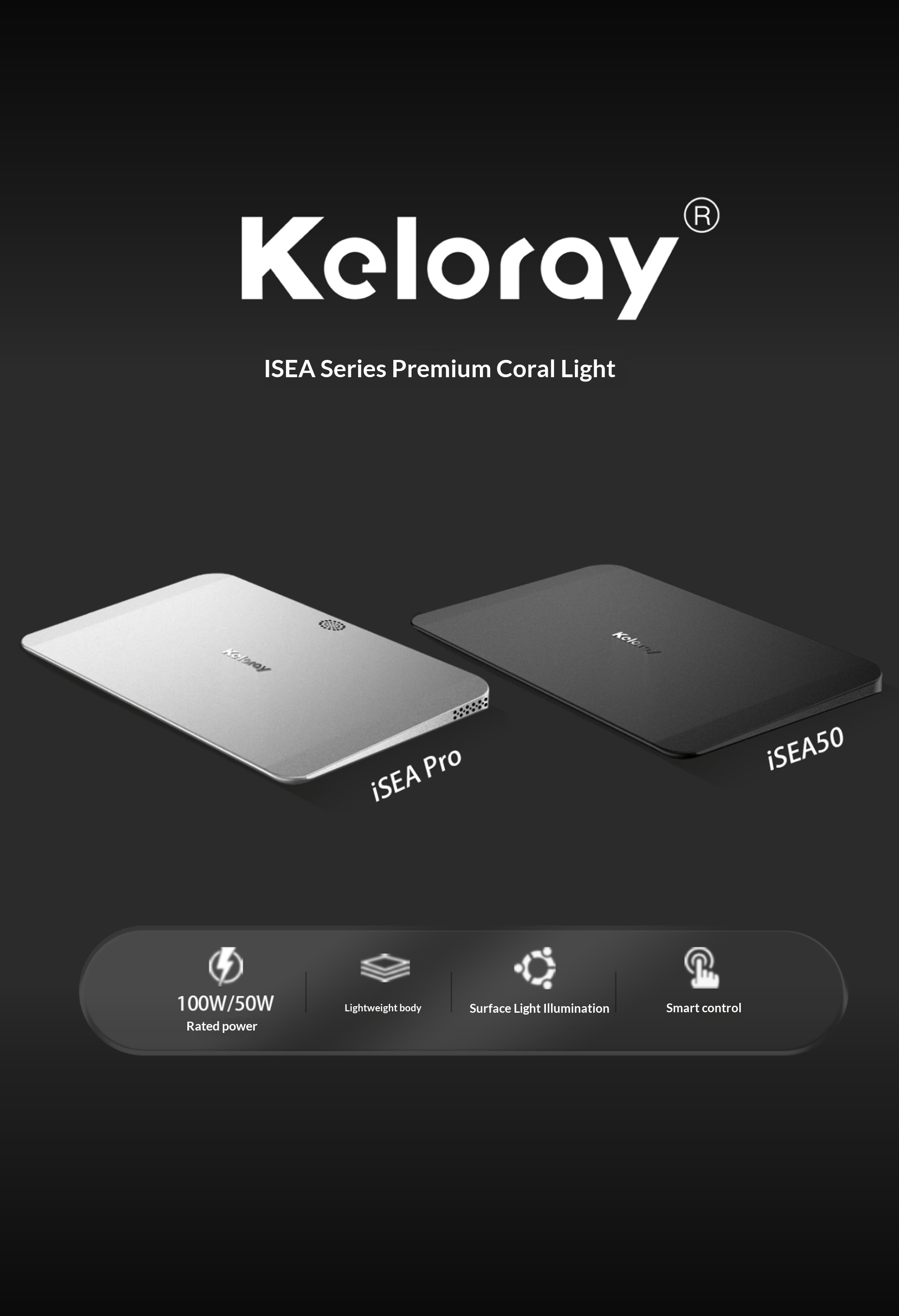 Keloray iSEA50/Pro Full Spectr - Reef Lighting review and price