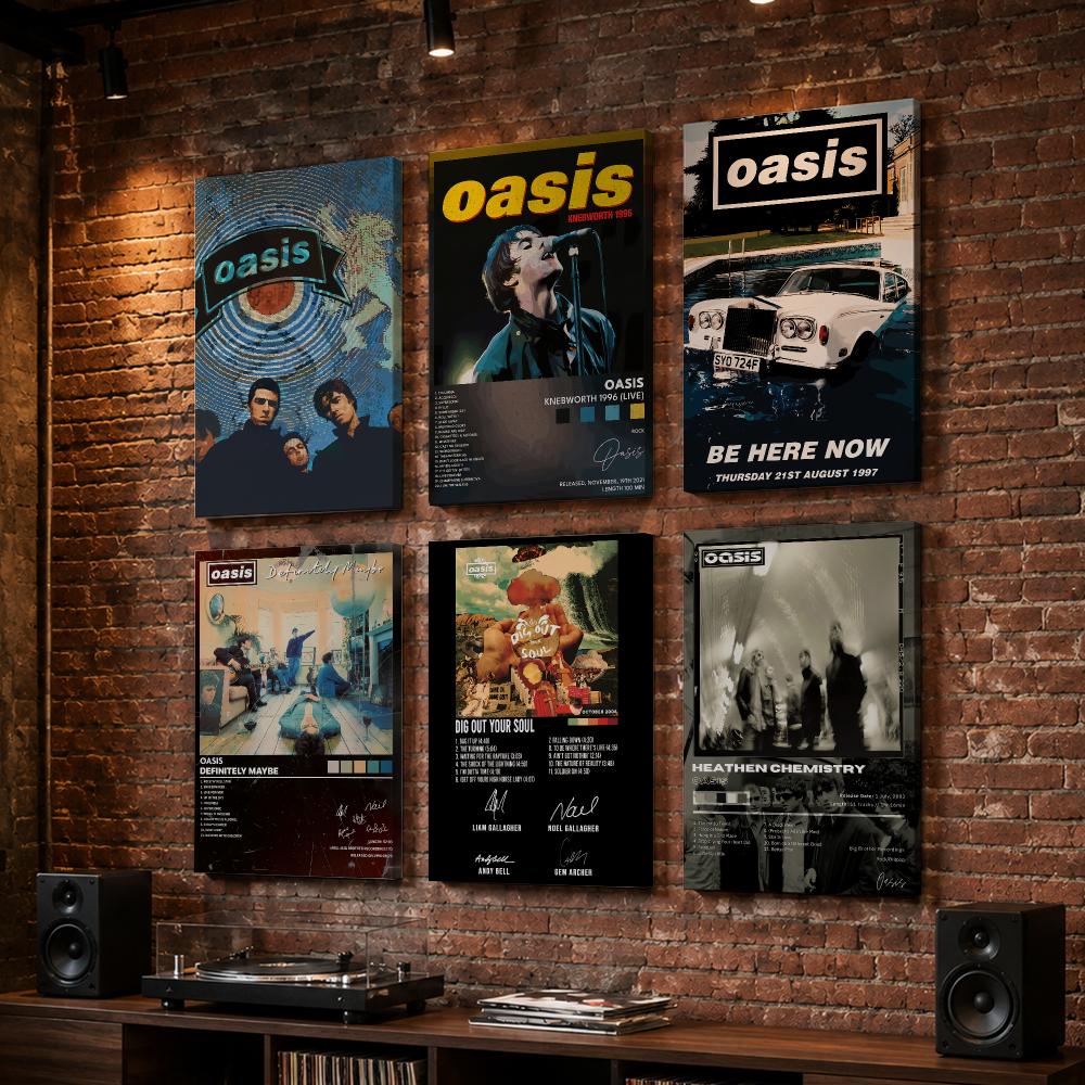 O-Oasis Rock Band Album Framed - Live Rock review and price