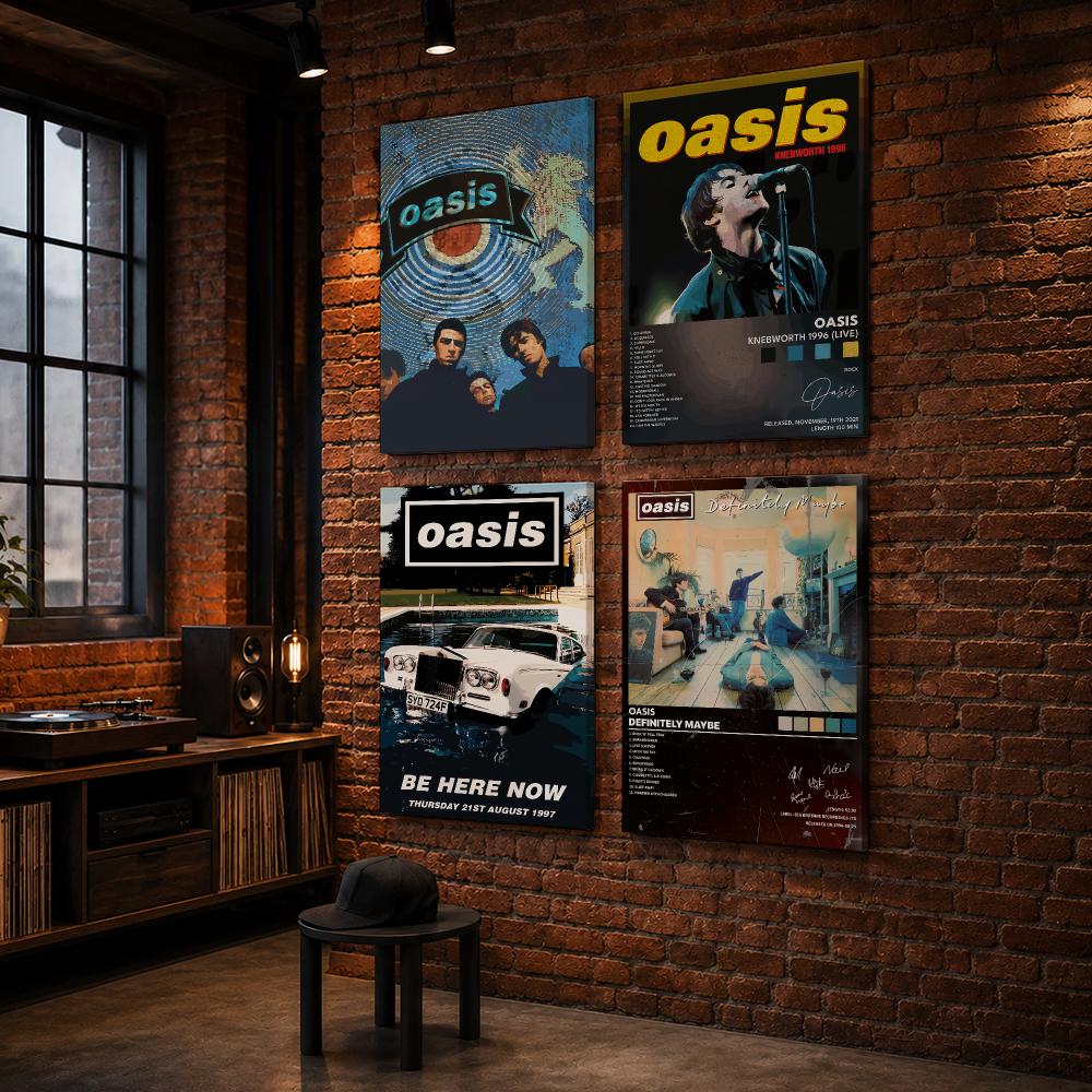O-Oasis Rock Band Album Framed - Live Rock review and price